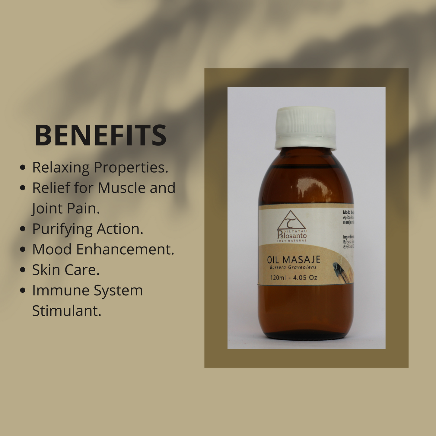 Palo Santo Massage Oil
