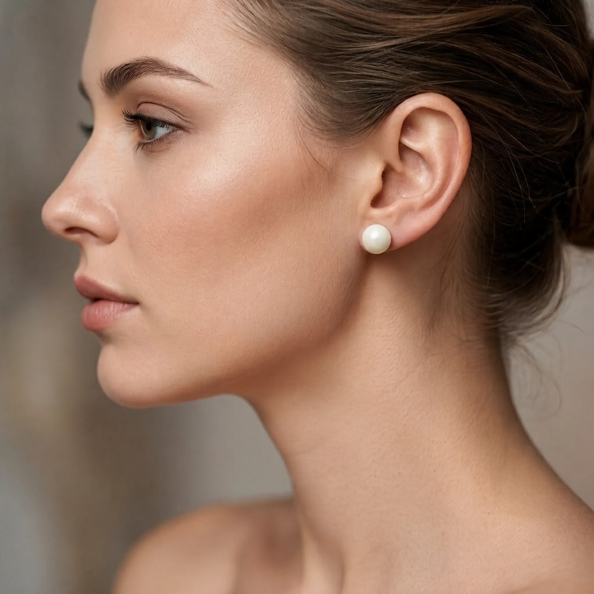 Aretes de Tagua Natural | blanco | Palo Santo DeltaTau