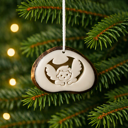 Adornos Navideños de Tagua | Palo Santo DeltaTau