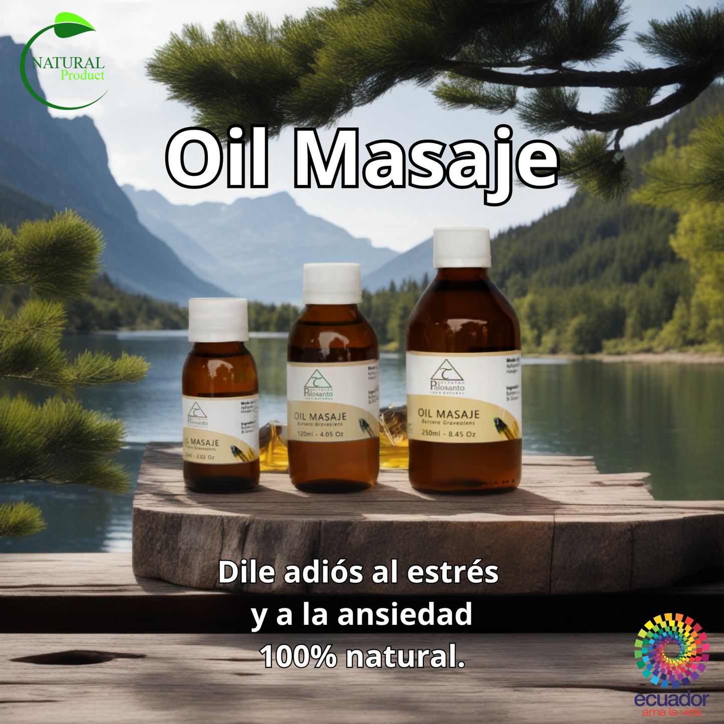 Massaggio con olio Palo Santo