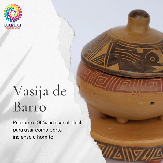 Handcrafted Vase from Ecuador