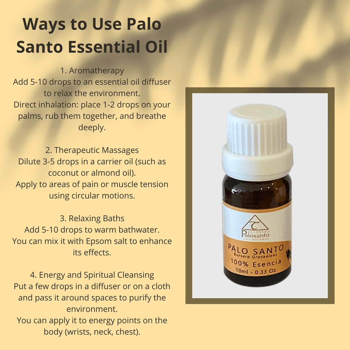 Aceite Esencial de Palo Santo 1Lt Aceite Esencial - Palo Santo DeltaTau