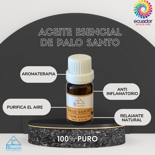 Aceite Esencial de Palo Santo, 100% Puro