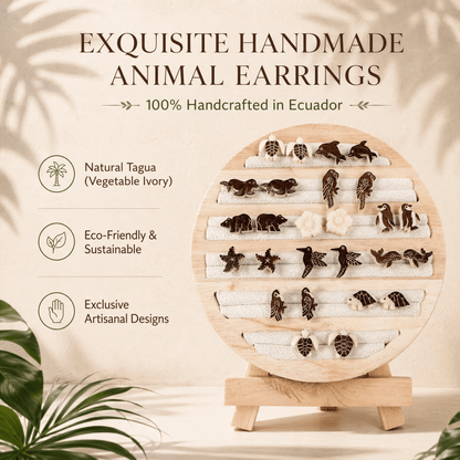 Aretes de Tagua artesanales de animales | Introducción