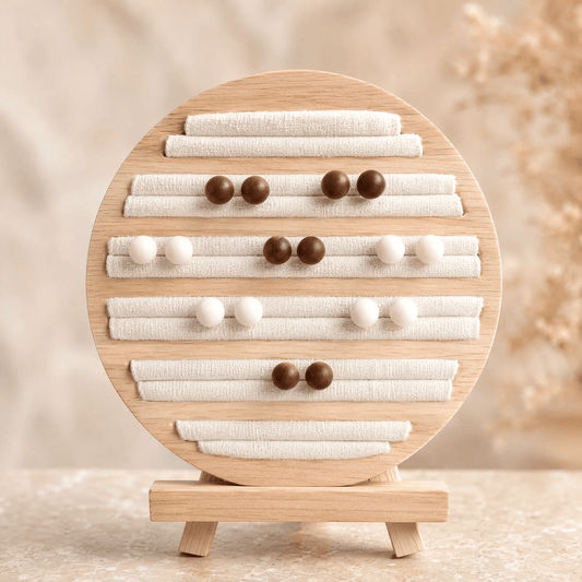 Aretes de Tagua Natural | Joyería Ecológica | Palo Santo DeltaTau