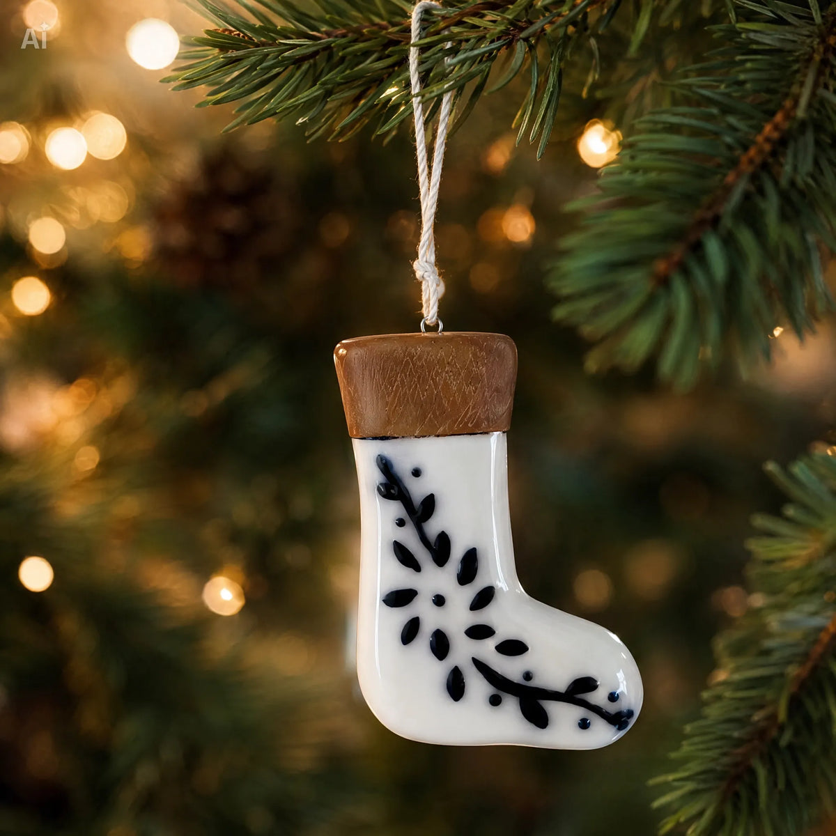 Adornos Navideños de Tagua | Palo Santo DeltaTau