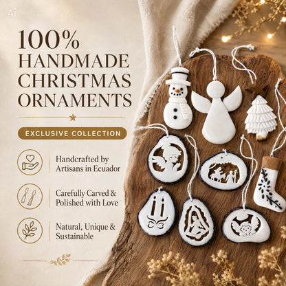 Adornos Navideños de Tagua | characteristics
