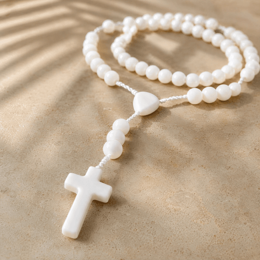 Rosario de Tagua Artesanal | Palo Santo DeltaTau